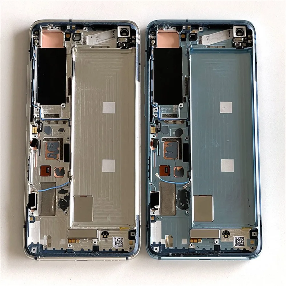 Pantalla LCD AMOLED Original, montaje de digitalizador de pantalla t&aacute;ctil con Marco, piezas de bisel para Xiaomi Mi 10S-3