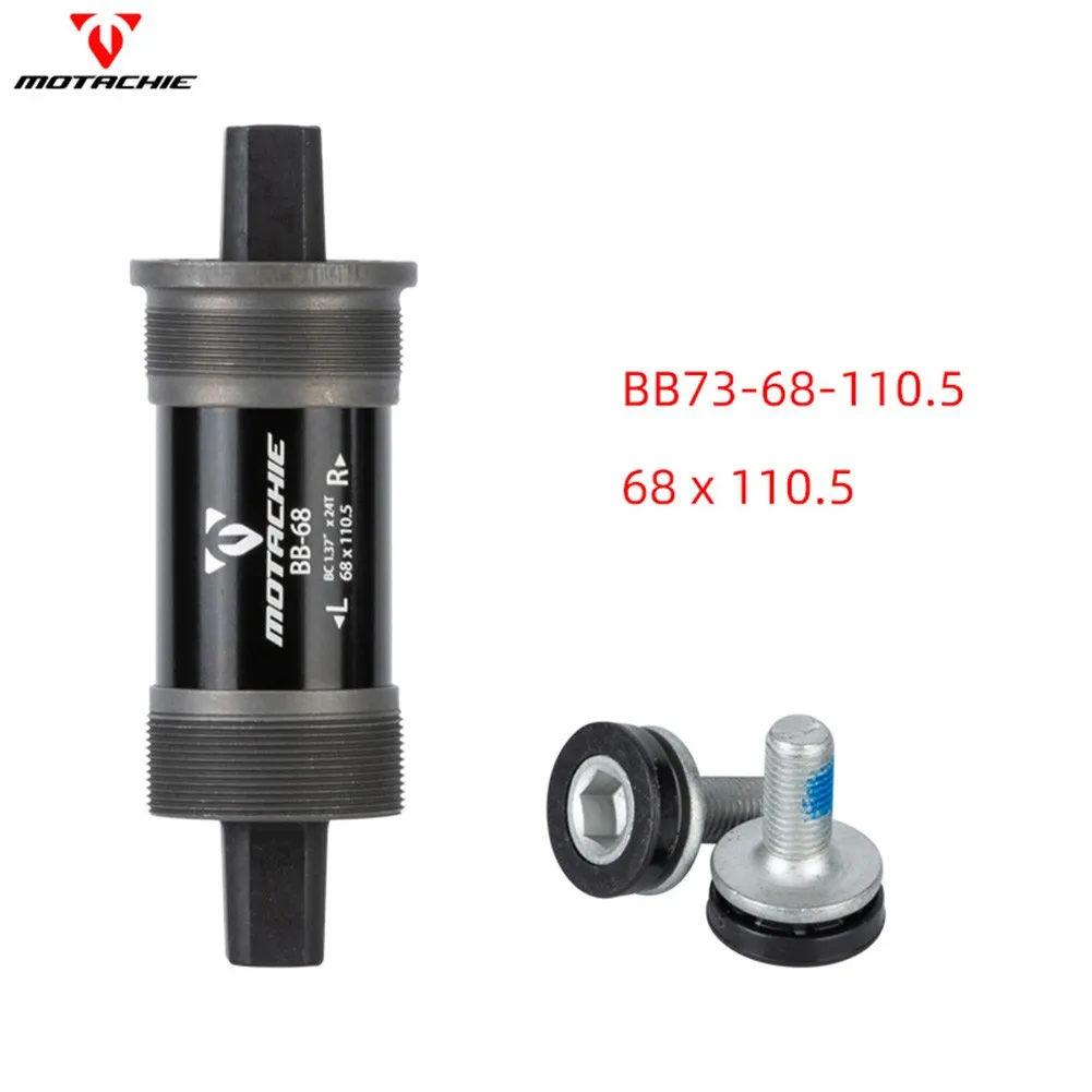 

MTB Bicycle Square Bottom Bracket With Bolts 68*110.5/113/116/118/122.5/127.5MM MTB Bike BB For 68mm Bicycle Bottom Bracket