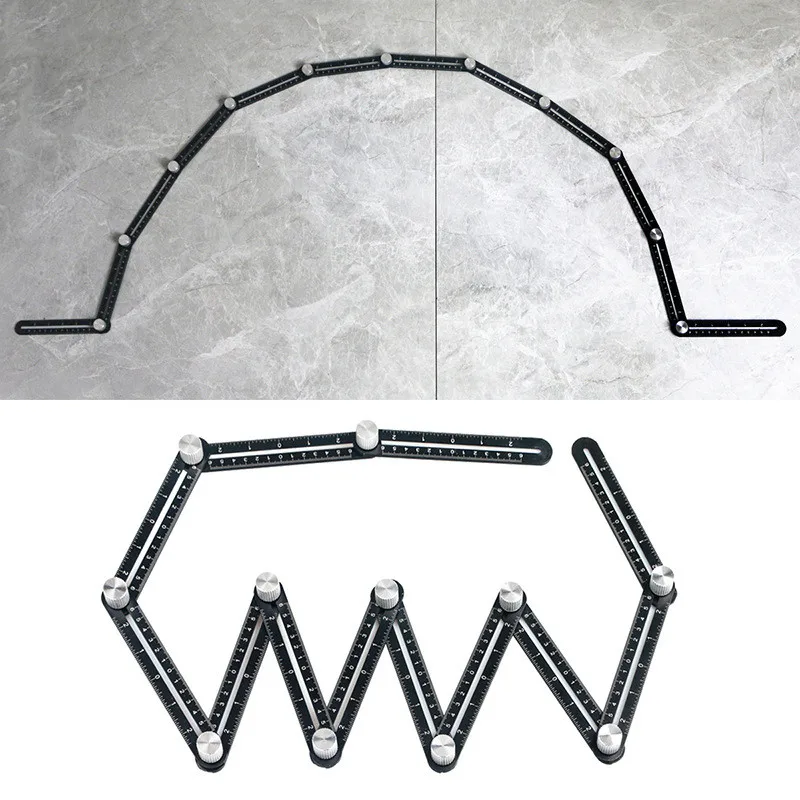 12-сторонний многоугольный измерительный угол линейки прибор для поиска углов |