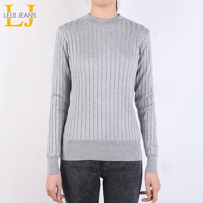 LEIJIJEANS Новинка зимняя женская обувь плюс бархат утолщение Свитер под верхнюю