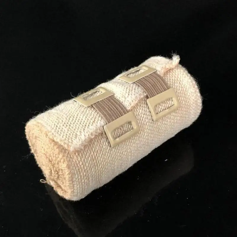 10 unidad/bolsa de repuesto para envoltura de vendaje el&aacute;stico, Clips de Metal estirable, abrazaderas de fijaci&oacute;n marr&oacute;n, ganchos de colores blancos, R5K1-2