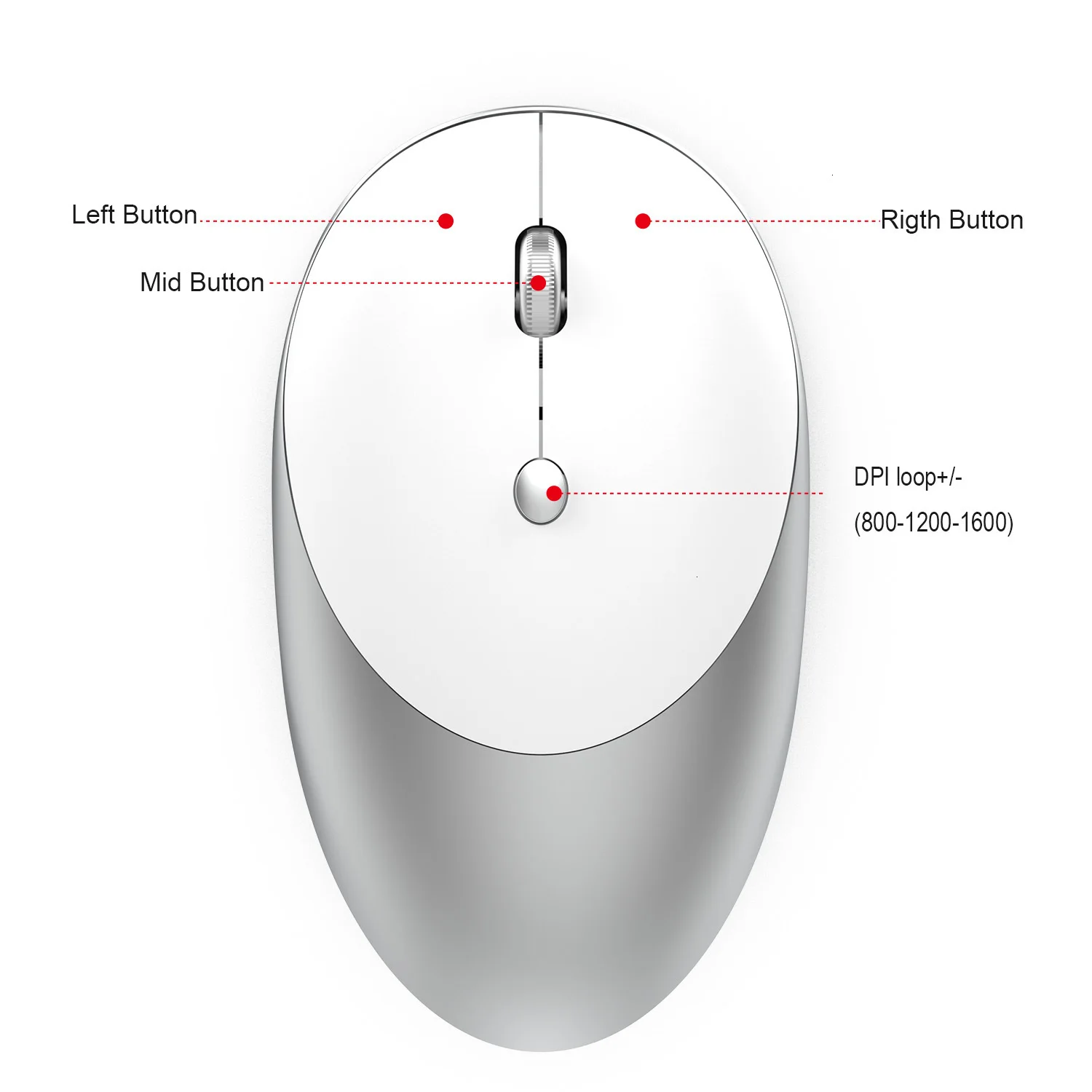 CHYI Bluetooth+ Usb Беспроводная трехрежимная компьютерная мышь эргономичная перезаряжаемая мини оптическая Mause Бесшумная офисная мышь для Macbook