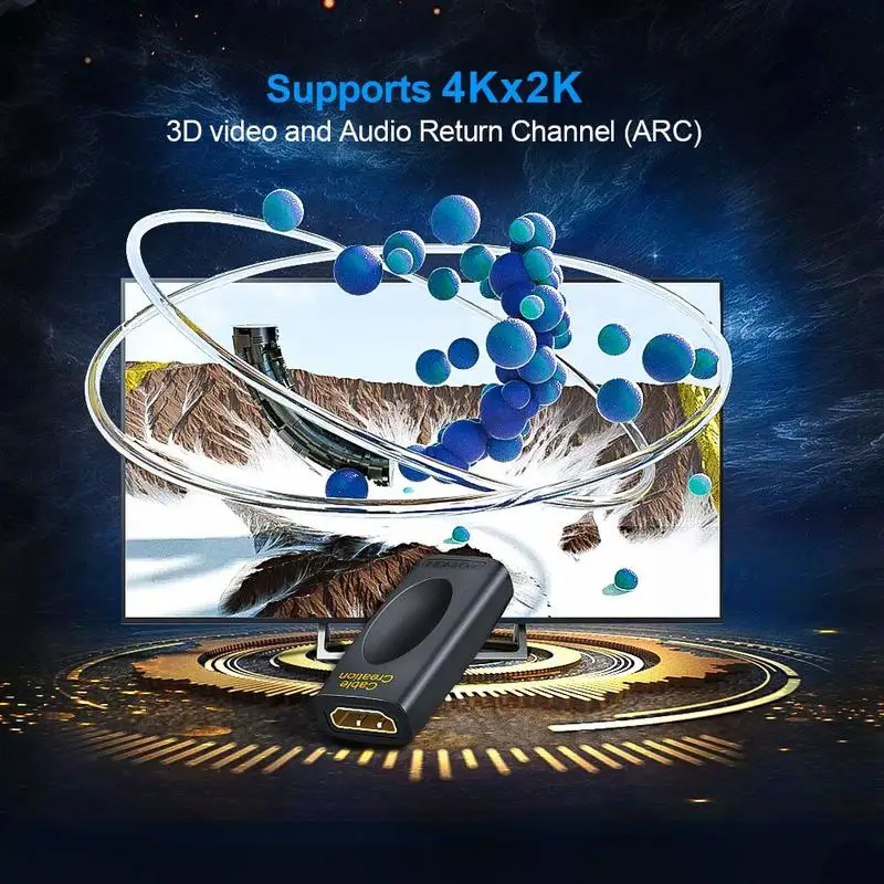 Повторитель HDMI 2 0 4K/60 Гц удлинитель HDMI/HDMI усилитель сигнала адаптер Мама-мама для