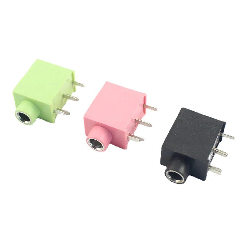 5 шт. разъем для наушников 3 мм цвет черный/розовый/зеленый|jack audio connector|jack connectorjack