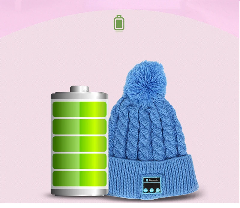 Xiaomi Youpin, вязаная шапка для волос, Bluetooth, теплая, для улицы, для леди, музыкальная шапка, осень и зима, для путешествий, модная, мягкая и удобная