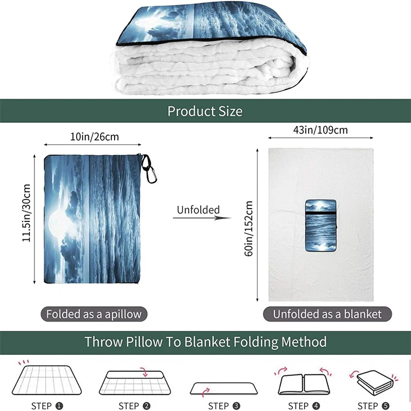 comprar Mar E Céu Azul Paisagem Mapa Viagem Travesseiro Cobertor Dois-em-um Mochila Cinta E Compacto Avião Saco Cintura Apoio