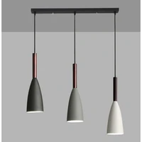 modern 3 heads pendant lights blackgrey white lights for kitchen bedroom nordic home decor wire adjust hanging lights e27
