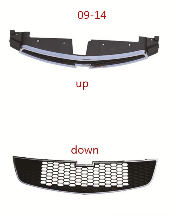EOsuns Решетка переднего бампера для Chevrolet Cruze 2009