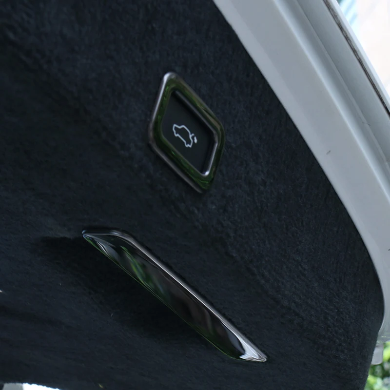 Автомобильный Стайлинг из нержавеющей стали багажник Электрический