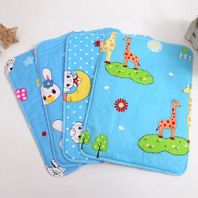 Детские моющиеся пеленки для младенцев хлопковые вентиляционные мочи коврик