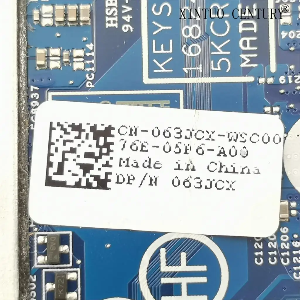 Online CN-063JCX 063JCX 63JCX 16824-1 Für Dell Latitude 13 3380 Laptop Motherboard Mit I5-7200 CPU Mainboard 100% Gut Funktioniert