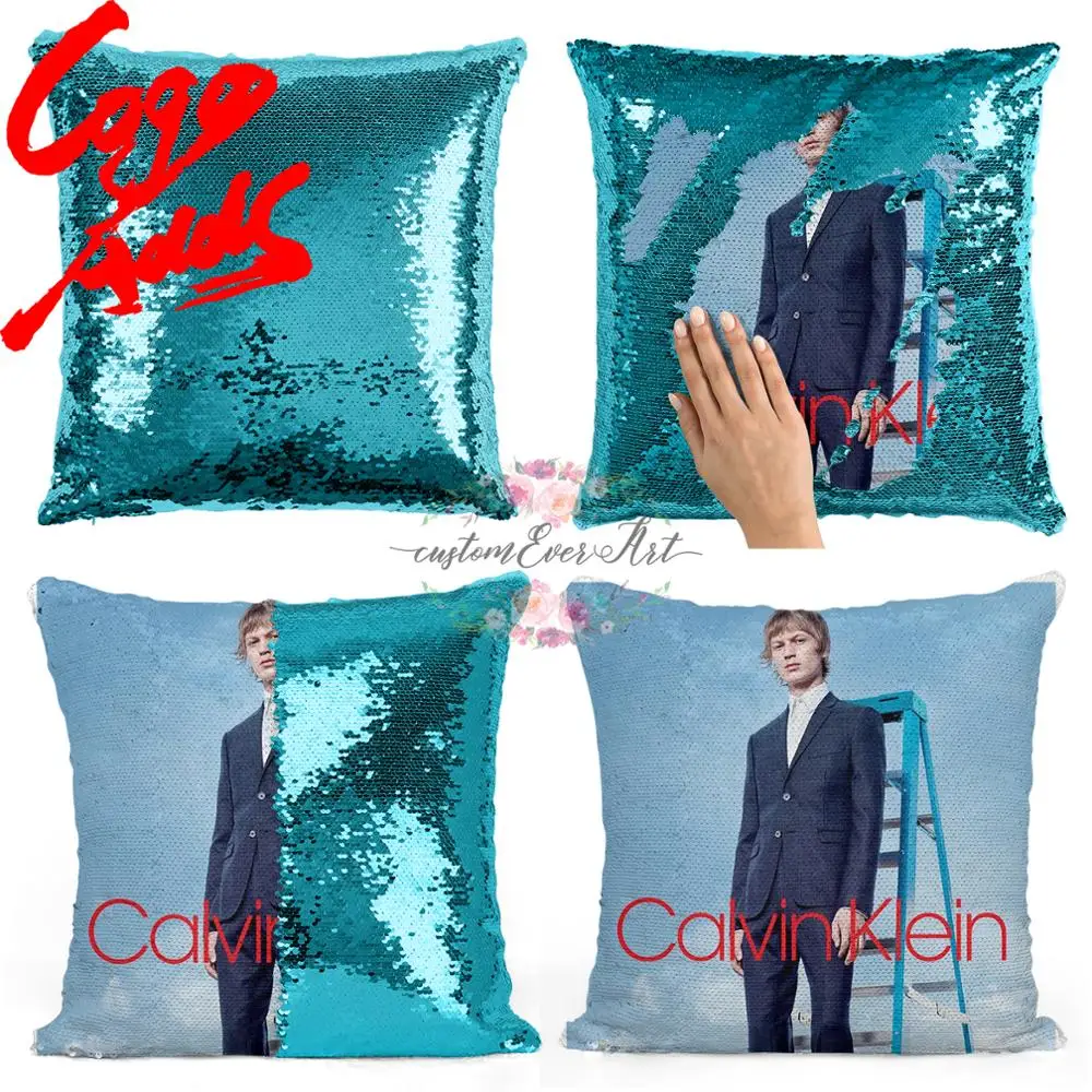 

Jonas Gler sequin pillow | sequin Pillowcase | Two color pillow | gift for her | gift for him | pillow | magic pillow