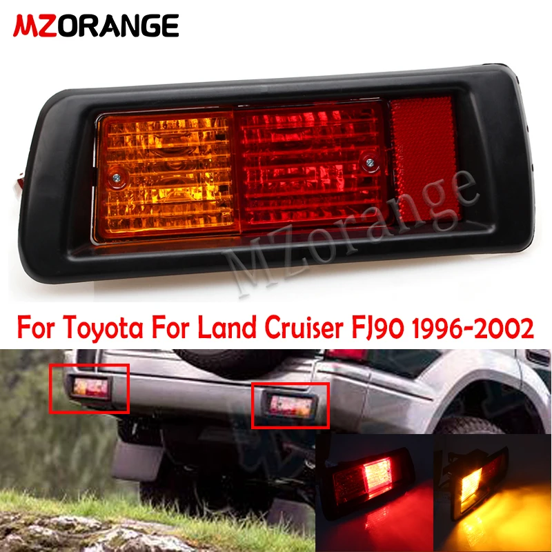 Задний бампер светильник для Land Cruiser Lc90 3400 Fj90 Fj95 2700 1996 2003 противотуманная фара