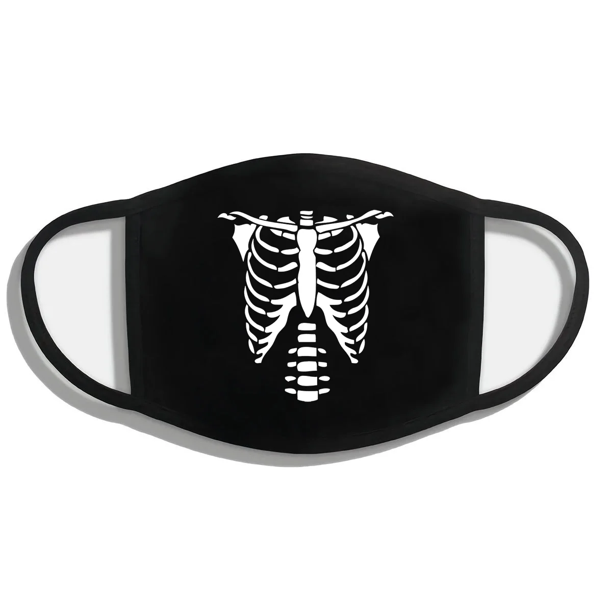 Скелет грудь грудная клетка череп ребра костюм на Хэллоуин страшная жуткая