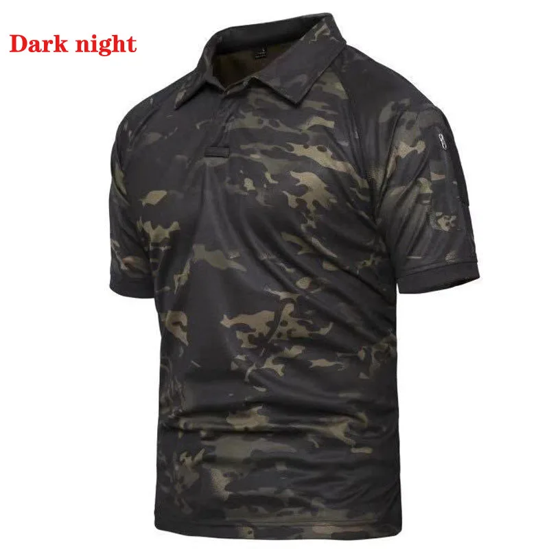 

Outdoor quick-drying t-shirt men's sports camouflage quick-drying clothes moisture-absorbing row short-sleeved tactical shirt