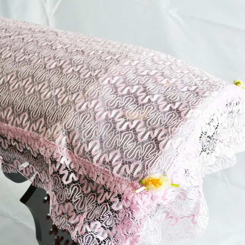 

Universal Lace Guzheng Chinese Zither Dust Cover Fashion Flower Embroidered Cloth Music Festival Gift Pink