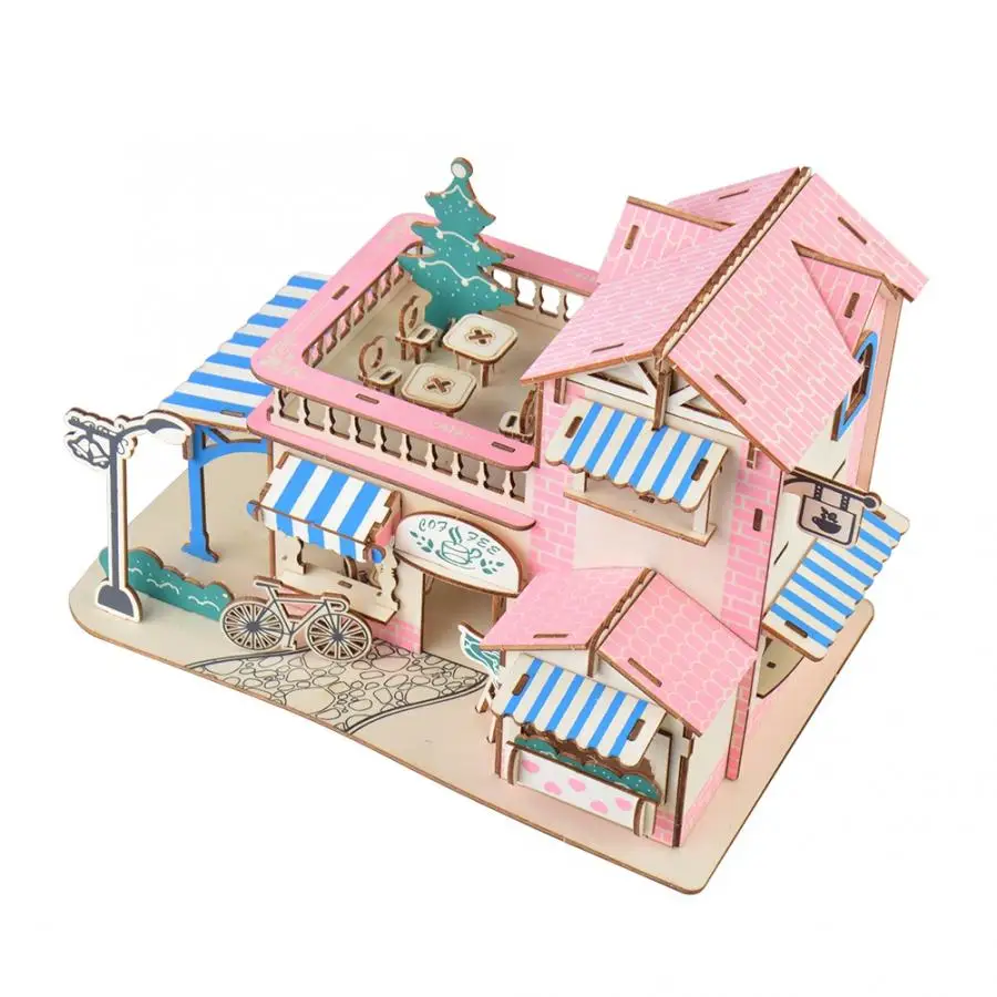 Детский Кукольный домик ручной работы садовая мебель миниатюрная модель домика