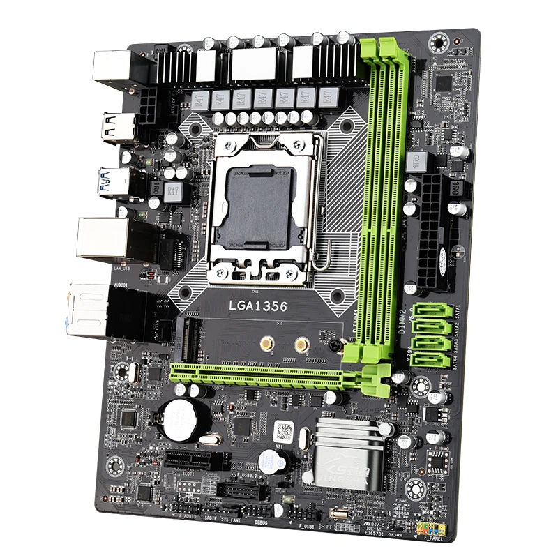 Материнская плата JINGSHA X79A LGA 1356 с поддержкой серверной памяти DDR 3 REG ECC USB 0 SATA 2