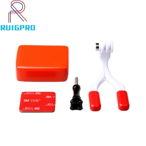 Комплект аксессуаров Ruigpro для Go pro, ротовое крепление, скобы для серфинга, соединитель для серфинга для Gopro Hero 10, 9, 8, 7, 6, 5, 4, для SJ4000, для Xiaomi