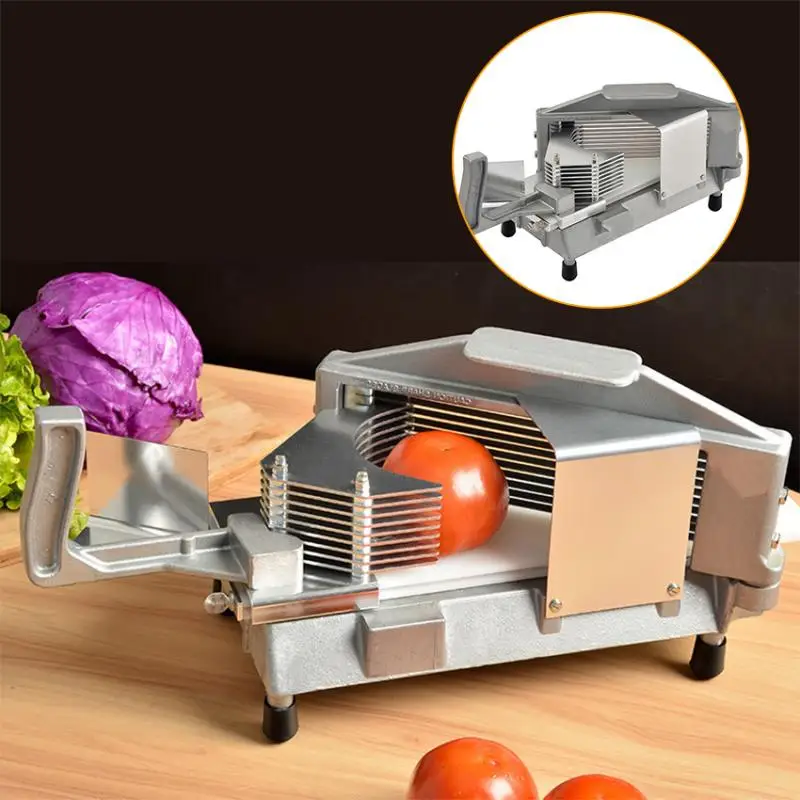 

TTLIFE Lounged Tomato Lemon Cucumber Orange Onion Cheese Slicer Fruits Vegetable Cutter Slicer Manual commercial Tomato Slicer