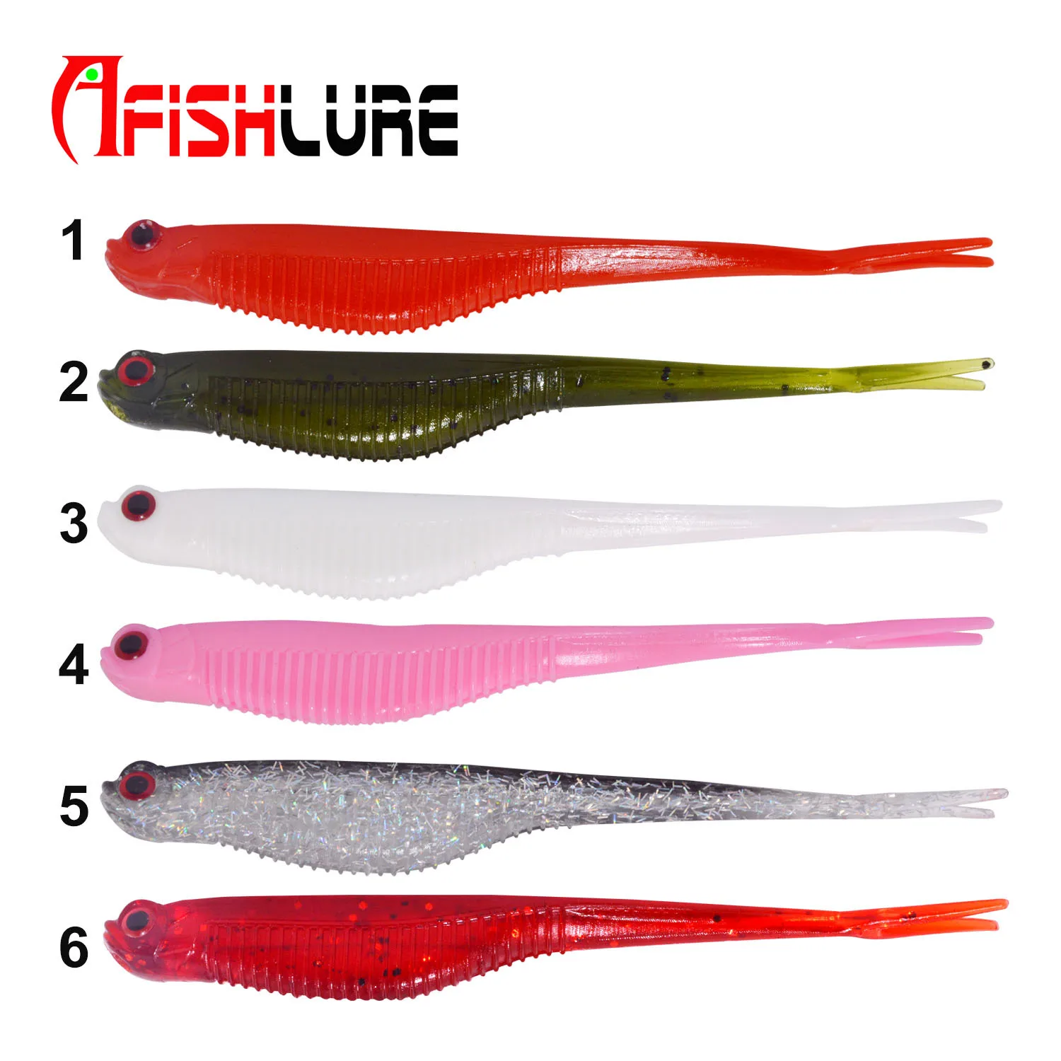 

Afishlure Maggots Bait 123mm/6.5g 4pcs/bag Topwater Freshwater Fishing Lures Plastic Worms Wobblers Fishing Lures Wacky Rig