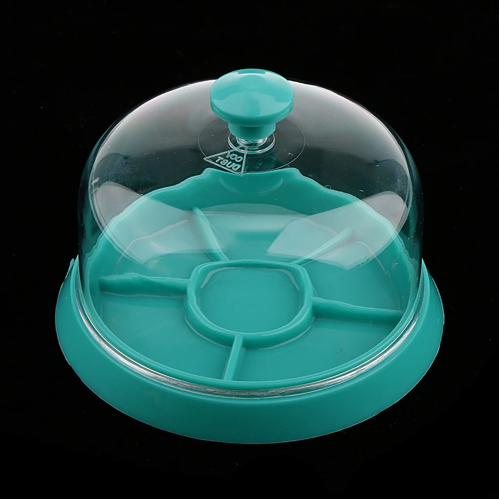 

Watch Parts Movement Dust Cover Tray Acrylic 6 Grid Trinkets Holder Watchmaker Watch Repair Tool Jewelry tools Spare Protector