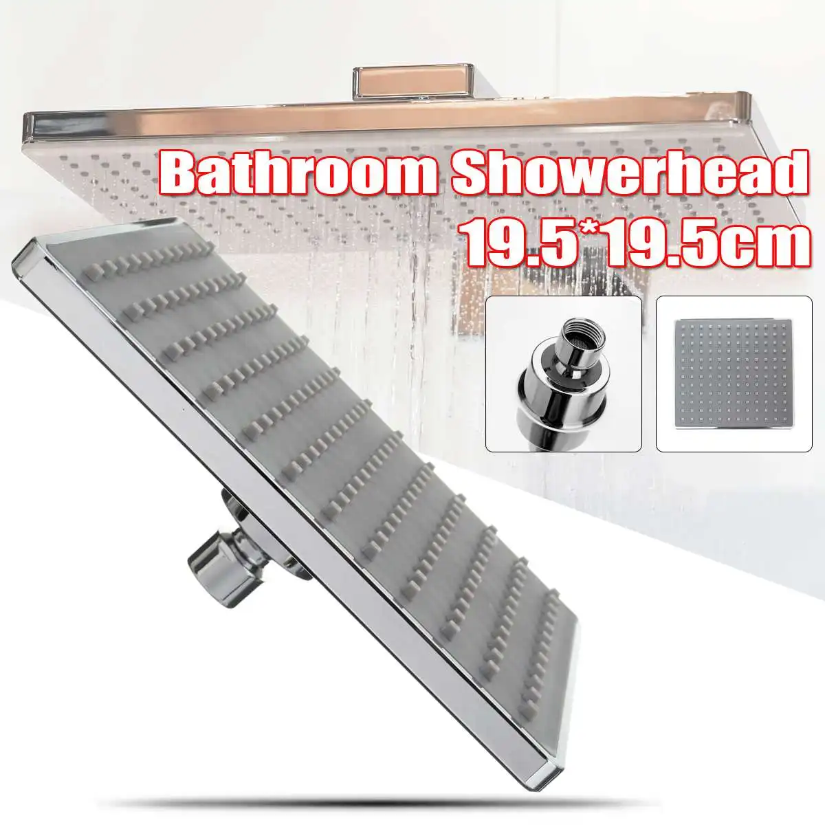 

Высокое качество 8 дюймов Ванная комната квадратная Форма верхняя панель для Pressurrize Насадки для душа