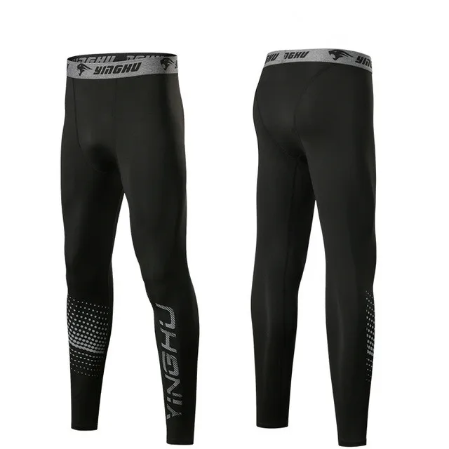 

Men Running Pants GYM Fitness Compression Tights 3/4 Sports Pants Football Basketball Soccer Shorts Jogger Short Leggings