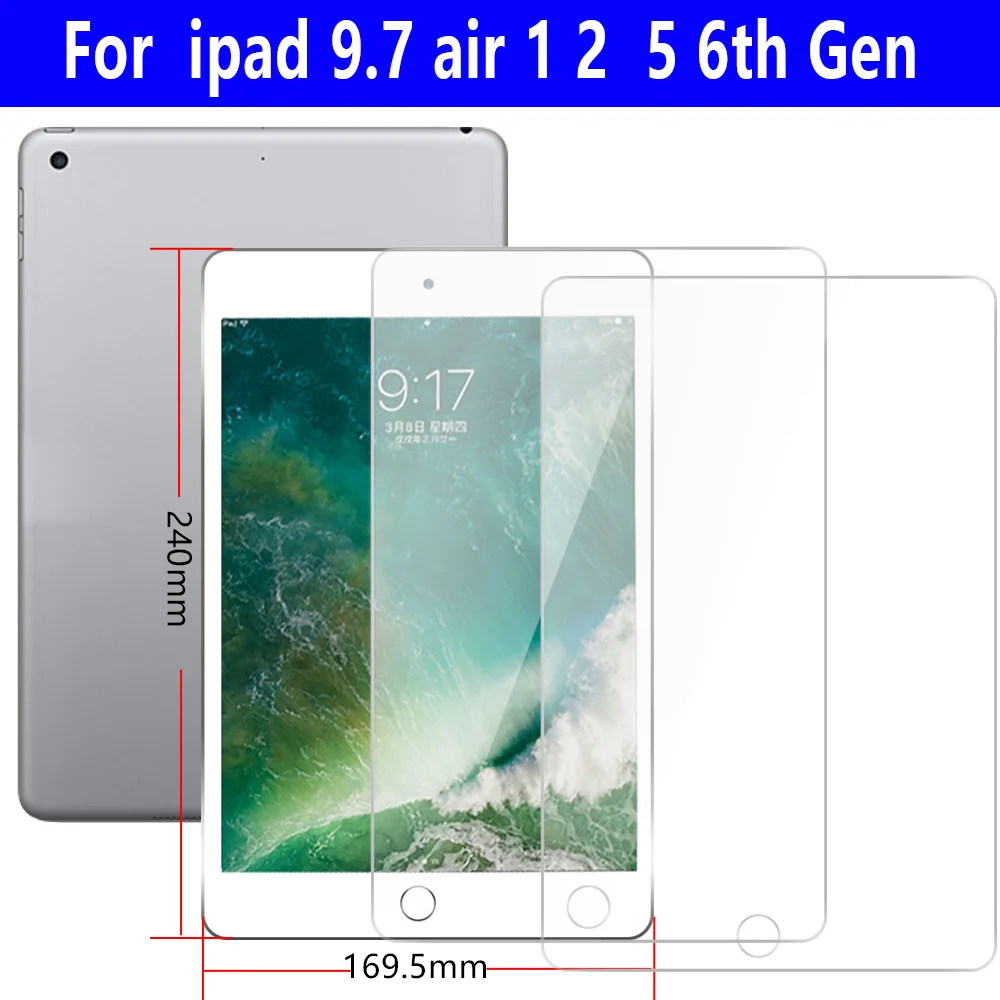 IPAD97 GHM2 Закаленное стекло для ipad 9,7 Air 1 2 протектор экрана для ipad mini 5 4 защитная пленка для ipad 10,5 air3 ipad 10,2 Pro 7th - Цвет: IPAD97 GHM2