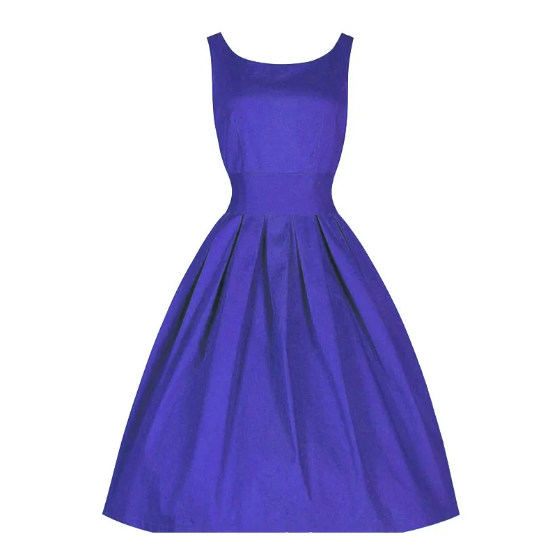 Женское платье без рукавов красное/черное с о-образной талией | Женская одежда