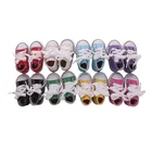 Обувь для куклы 7,5 см, 8 видов цветов, модная парусиновая обувь, плюшевые игрушки, кукла 14 BJD, аксессуары для одежды 2020, подарки на день рождения для девочек