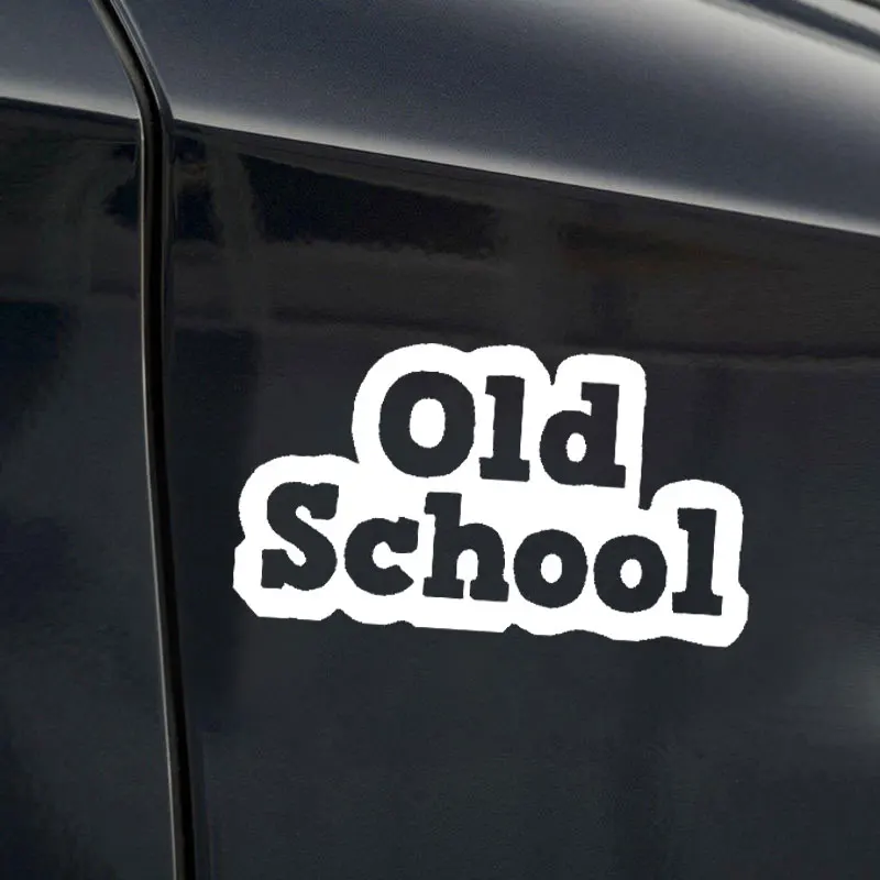 Виниловая наклейка на автомобиль старой школы персонализированные