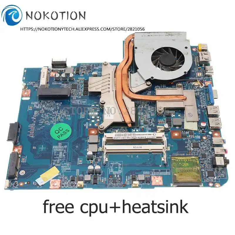 Материнская плата NOKOTION 48.4CG07.011 для ACER 5738 PC DDR2 HD4500 с радиатором подходит 5536 5542 5542G