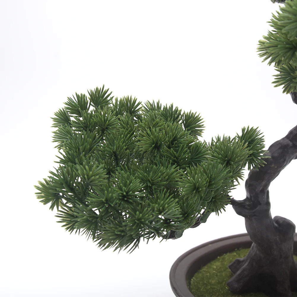 

Office Simulation Decorative Bonsai Simple Pine Tree Potted Plant Home Gift Accessories DIY Lifelike Ornament Festival