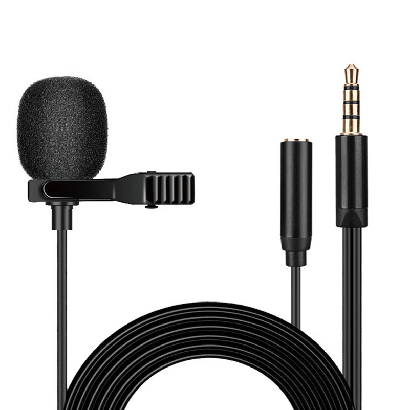 

Portable USB Mini Microphone For PC Laptop Computer 3.5mm Omnidirectional Metal Lavalier Professional Microphone For Smart Phone