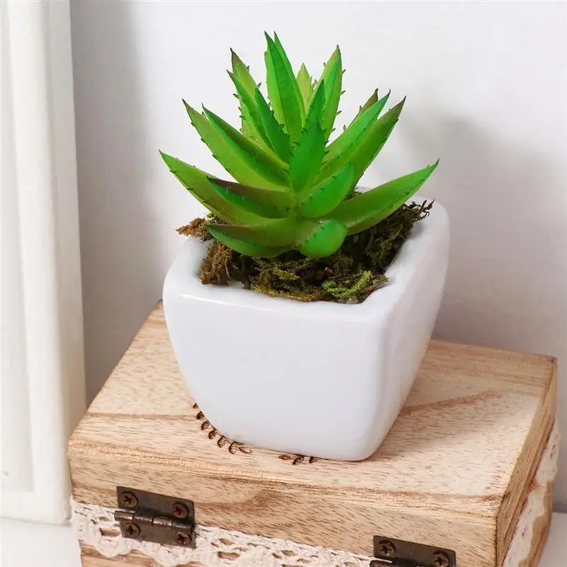 Искусственные моховые растения WINOMO 3 упаковки зеленый реалистичный