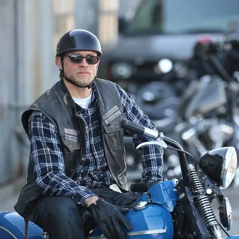 Мотоциклетный шлем Harley в стиле ретро классный Halef для harley мотоциклетный матовый