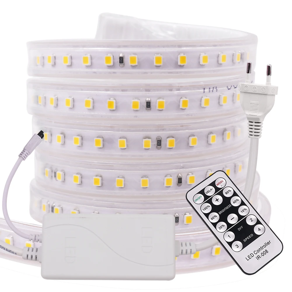 Светодиодная лента SMD2835 220 светодиодов/м 120 в | Лампы и освещение