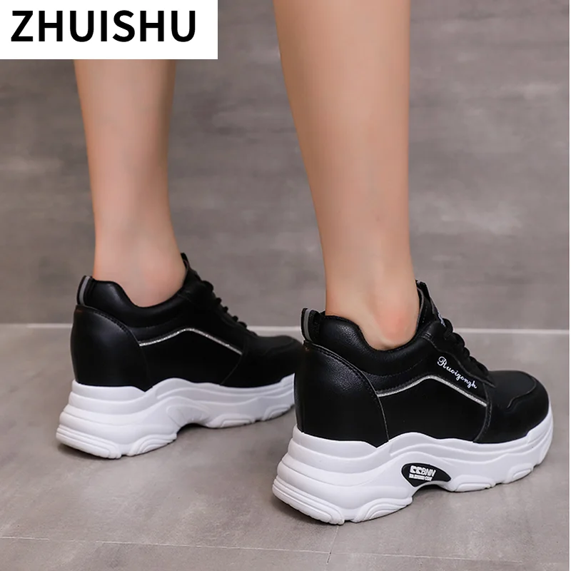 

Spring Women Vulcanized Shoes Platform Height Increased 10CM Dad Shoes Women Casual Shoes Comfortable Shoes for Women Sneakers