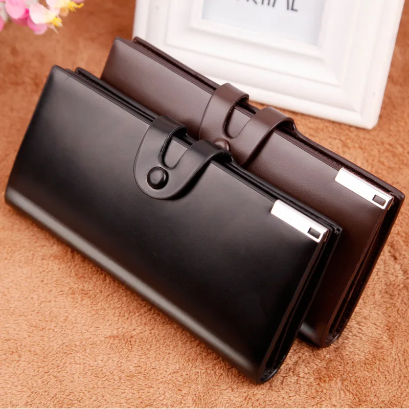 

Men's long wallet e-commerce wallet button bag suit bag