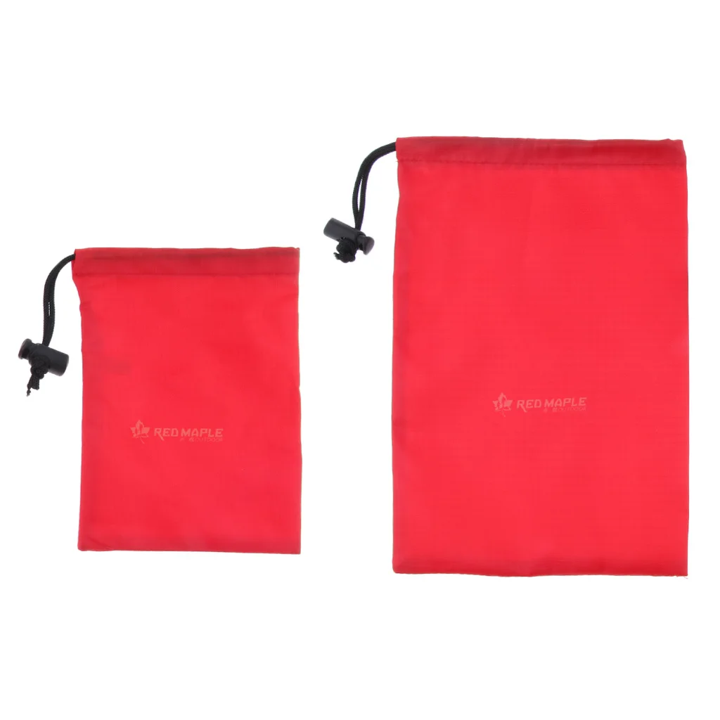 Camping Tent Stakes Storage Bag Drawstring Sack Pouch Organizer Packing for BBQ Hiking Backpacking Fishing Swimming