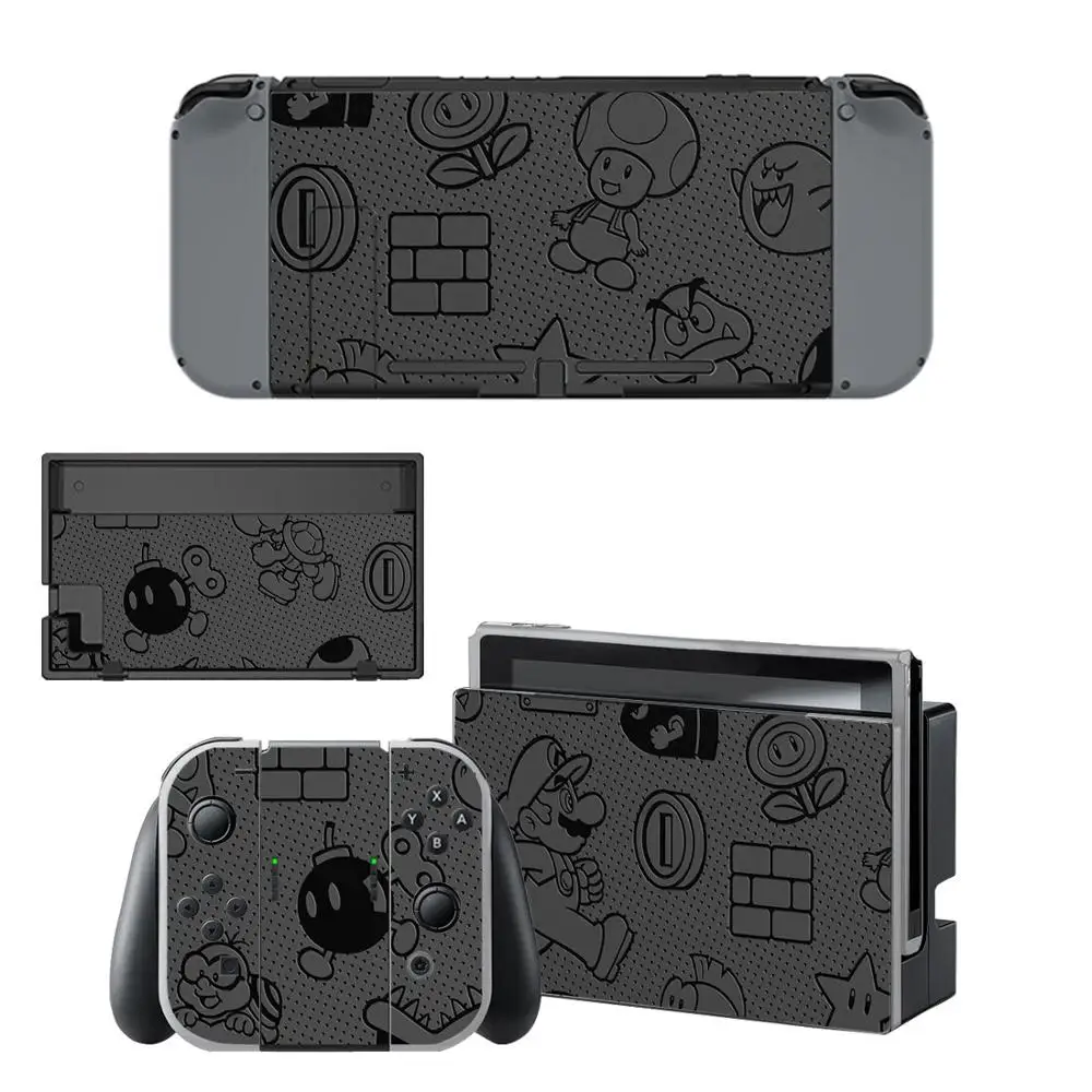 Виниловая наклейка для Nintendo switch Super Mario Switch Skin переключатель консоль NS контроллер