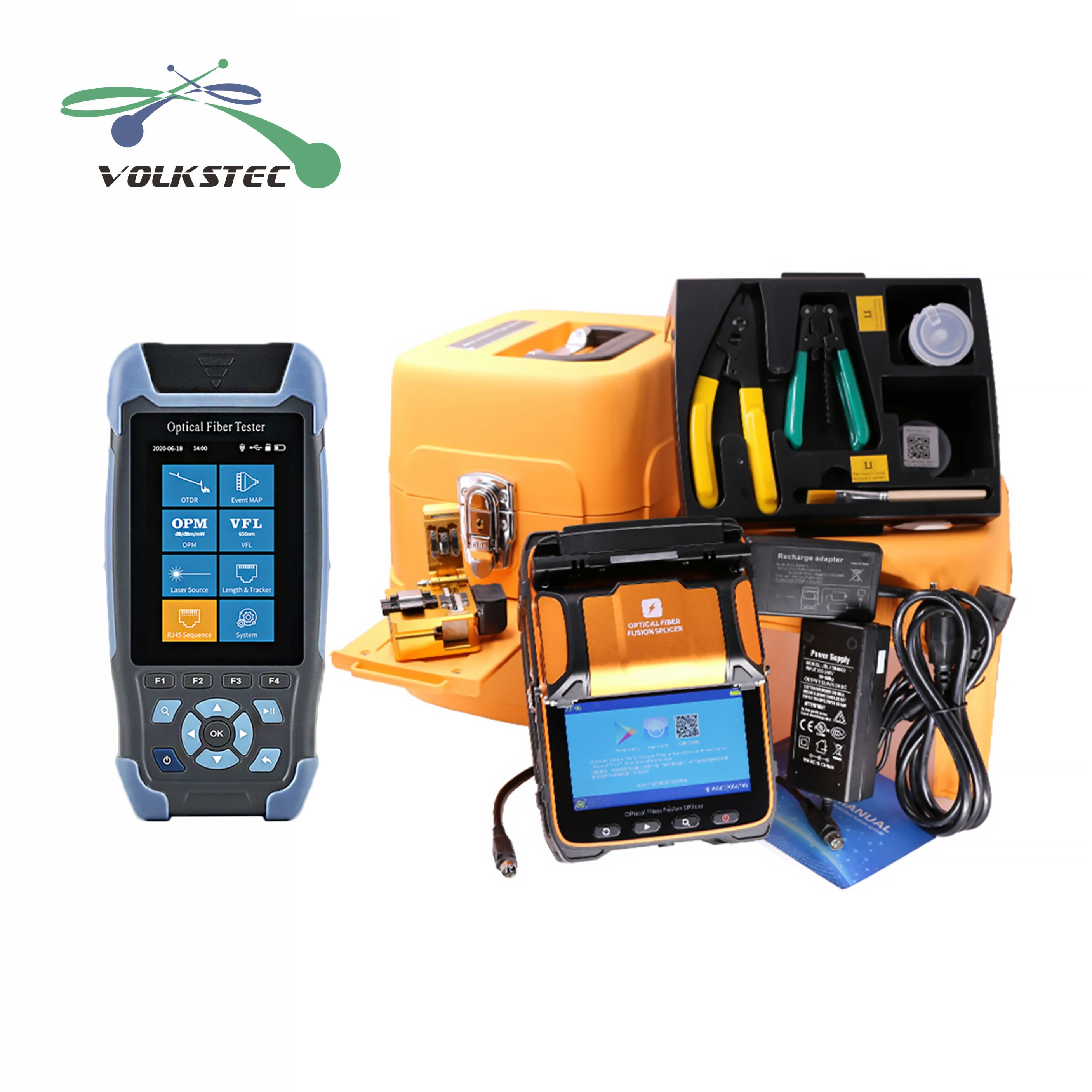 Signal Fire AI-9 Fusion splicer Machine OTDR with Optical Power Meter VFL Light Source Free shipping