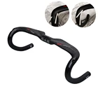 Углерода, руль для шоссейного велосипеда, руль 400 мм 420 мм 440 мм Сверхлегкий гонки падение бар руль 31,8 мм дорога Интегрированный руль велосипеда Запчасти