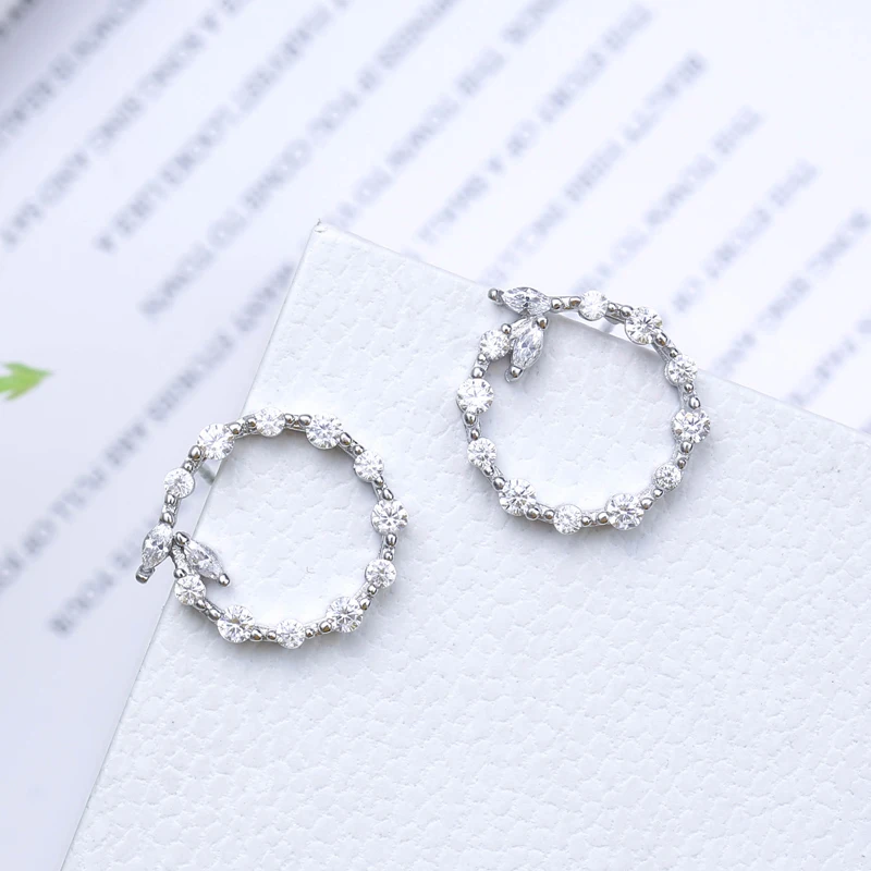 Женские серьги гвоздики из серебра 925 пробы|Серьги-гвоздики| |