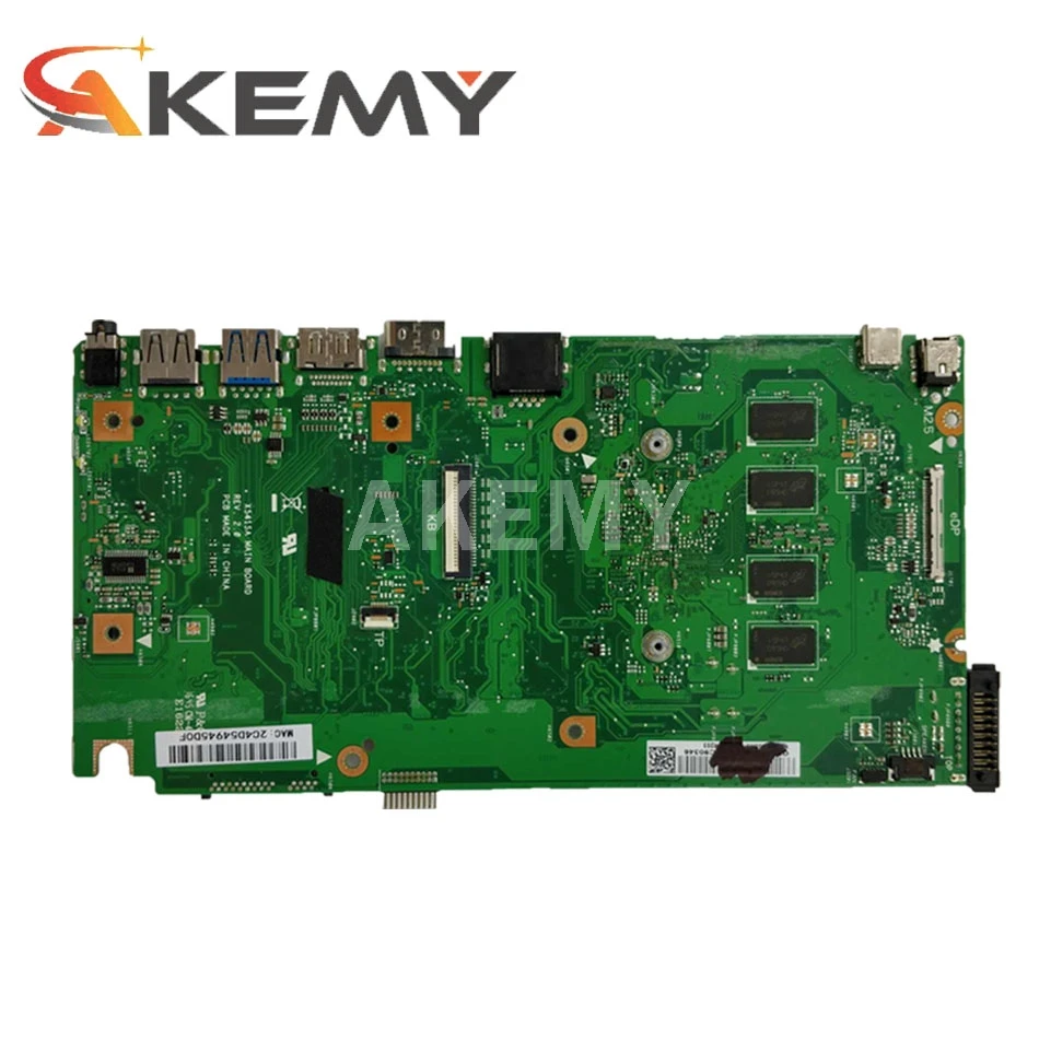 Akemy для ASUS VivoBook Max X541NA-PD1003Y материнская плата ноутбука X541NA X541N тест материнской
