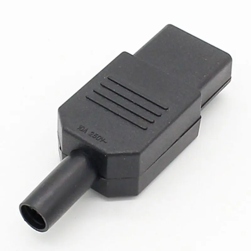

New Wholesale Price Black IEC 320 C13 Female Plug Rewirable Power Connector 3pin Socket 10A /250V