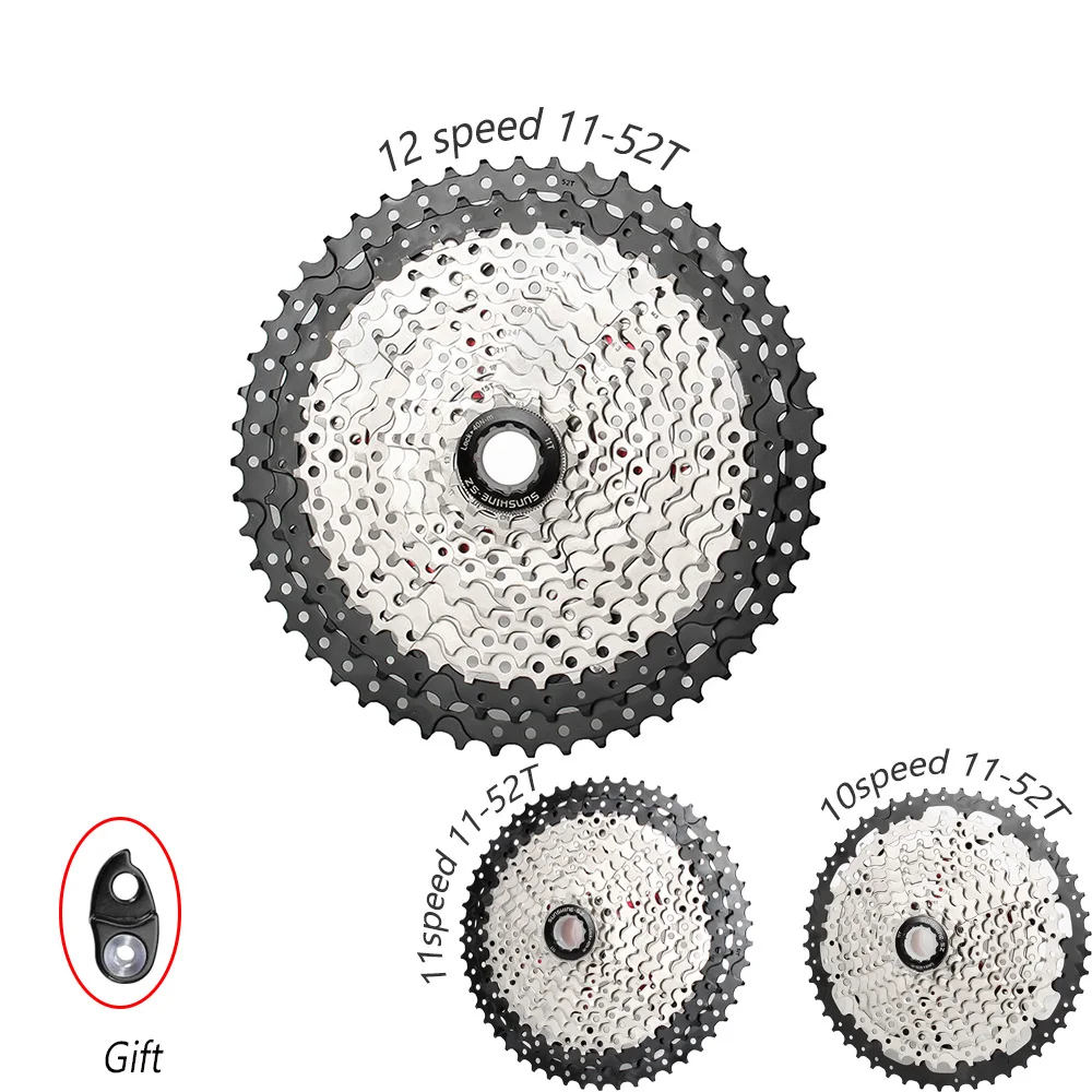 Велосипедная кассета SUNSHINE MTB 8 9 10 11 12 Скоростей Velocidade 32/36/40/42/46/50/52T велосипедная