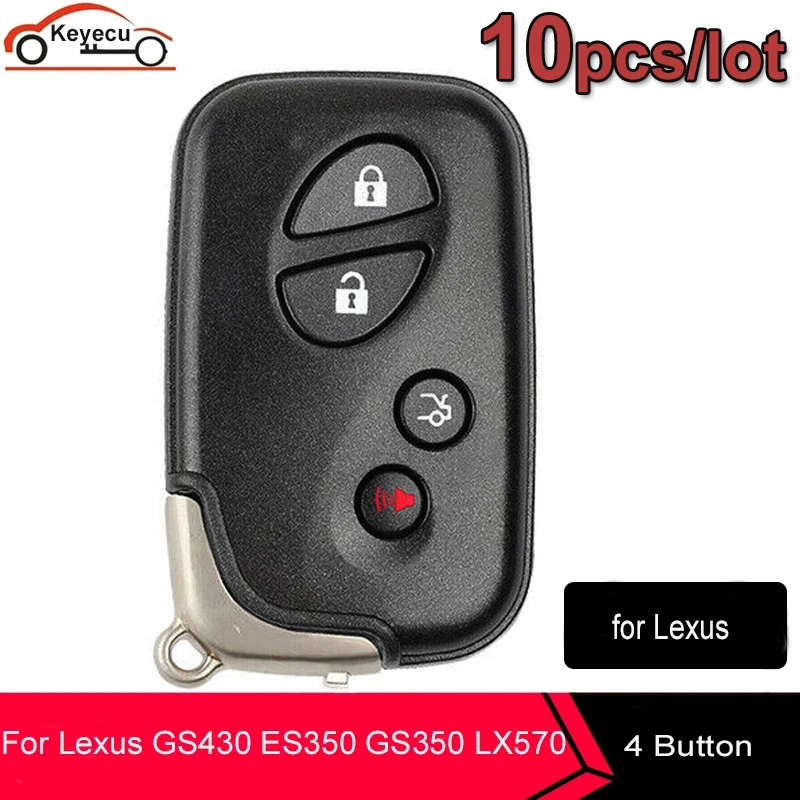 Пульт дистанционного управления для автомобильного ключа KEYECU 10 шт./лот корпус