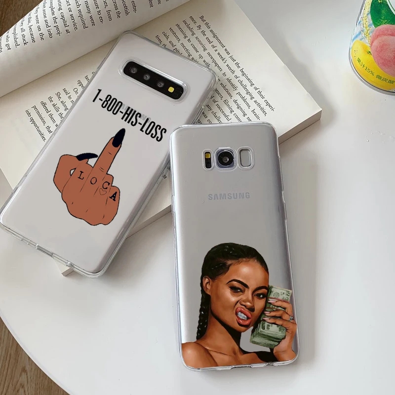 Черный силиконовый чехол из ТПУ для Samsung Galaxy S8 S9 S10PLUS S20 S20ULTRA S6 S7 DEGE|Бамперы| |
